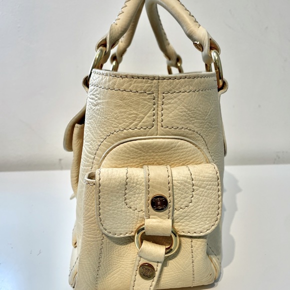 Celine Boogie Women's Leather Handbag Cream Vintage - Picture 4 of 6
